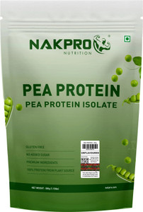 Nakpro Vegan Pea Protein Powder for Muscle Gain and Recovery | Nutrition Supplement | Plant-Based Protein