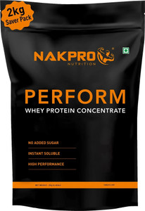 Nakpro 100% Perform Concentrate | 24.7g Protein, 5.7g BCAA | Whey Protein