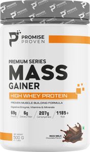 PROMISE PROVEN Premium Mass Gainer with High Protein, Digestive Enzyme, Multivitamins &Minerals Weight Gainers/Mass Gainers