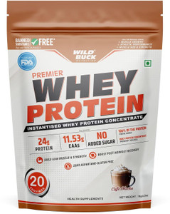 WILD BUCK Premier Whey With High Protein, Amino's & Enzymes For Rapid Muscle Growth Whey Protein