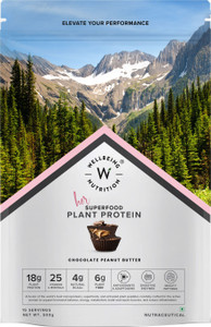 Wellbeing Nutrition Vegan Plant Protein Powder for Women | Pea Protein & Brown Rice Protein Isolate Plant-Based Protein