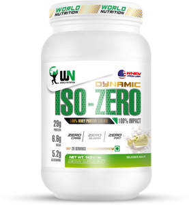 WN WORLD NUTRITION Dynamic ISO-Zero 100% Whey Protein Isolate Whey Protein