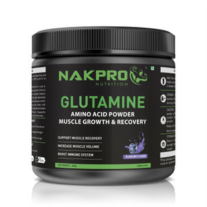Nakpro Glutamine Supplement Powder JAR | Muscle Growth & Recovery Glutamine