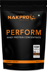 Nakpro 100% Perform Concentrate | 24.7g Protein, 5.7g BCAA | Whey Protein