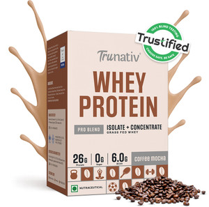 TruNativ Concentrate & Isolate Pro Blend, 26g Protein, No Sugar, Pre Workout Whey Protein