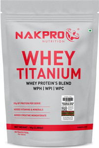 Nakpro TITANIUM Whey Protein Hydro, Isolate & Concentrate Whey Protein