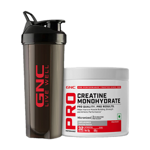 GNC Creatine Monohydrate 750ml with Black Shaker - Image 6