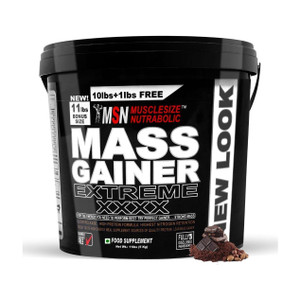 MUSCLE SIZE Extreme mass gainer Blend High Protein Powder 11lbs Weight Gainers/Mass Gainers