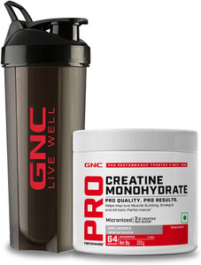 GNC Creatine Monohydrate With Black Shaker (750ml) Creatine
