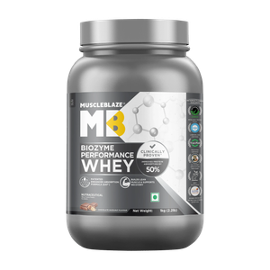 GRAB: MUSCLEBLAZE Biozyme Performance Whey 1kg (Chocolate Hazelnut) @ 3,549