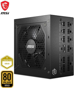 MSI MAG A850GL PCIE5 80 Plus Gold 850 Watts Computer PSU with 8