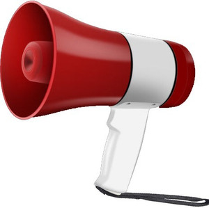 CRETO Bluetooth Handheld Megaphone Loudspeaker Indoor, Outdoor PA System