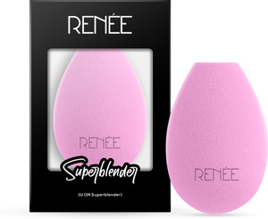 Renee Makeup Superblender 1pc - Angled Edge Sponge, Effortless Application, Latex Free