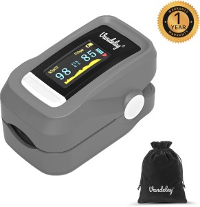 Vandelay SpO2 Pulse Oximeter Fingertip - Blood Oxygen Meter SpO2 & Pulse Monitor - FDA, CE Pulse Oximeter