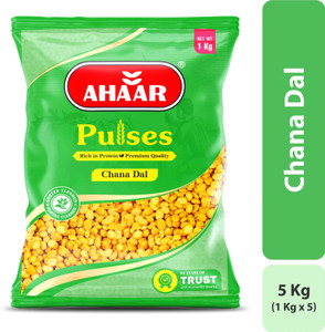 Ahaar Organic Yellow Chana Dal (Split) (Split Chana Dal (Bengal Gram Split))