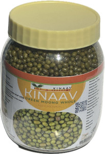KINAAV Green Moong Dal (Whole) (WHITE)