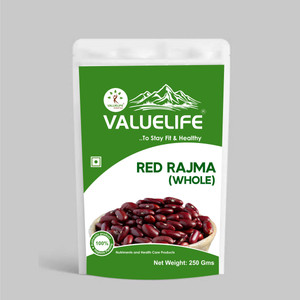Value Life Red Rajma (Whole) (100% Vegan, Unpolished, Gluten Free and No Pesticides)
