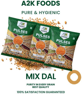 A2K FOODS Unpolished Mix Dal