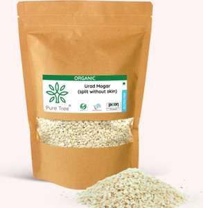 Pure Tree Organic White Urad Dal (Split) (Urad Dal)