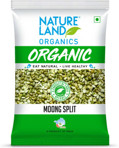 Natureland Organics Green Moong Dal (Split/Chilka)