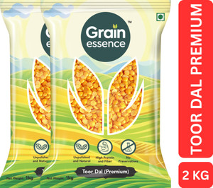GRAIN ESSENCE Yellow Toor/Arhar Dal (Split) (Split Dal, Premium Quality, Unpolished)