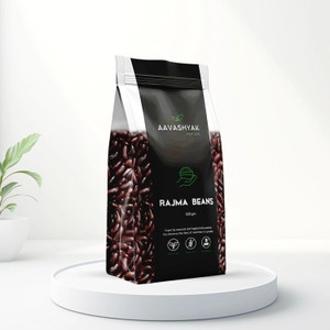 Aavashyak Organic Red, Black Rajma (Whole) (Whole Rajma Beans, Kidney Beans, Sabut Rajma)