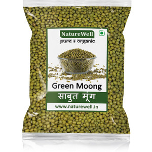 Naturewell Organics Unpolished Green Moong Dal (Whole)