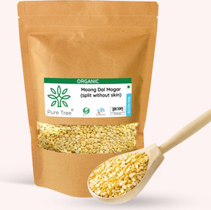 Pure Tree Organic Yellow Moong Dal (Split) (Moong Dal)