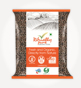 Ritually Pure Organic Unpolished Black Masoor Dal (Whole)