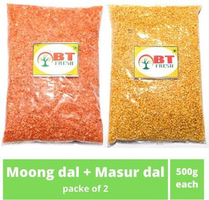 BT Fresh Organic Unpolished Moong Dal (Split)