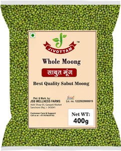 JIVOTTAM Green Moong Dal (Whole) (Green Gram Whole, Sabut Moong)