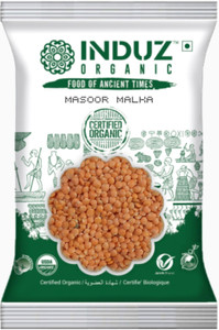 INDUZ ORGANICS Unpolished Masoor Dal