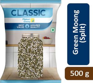 Classic Green Moong Dal (Split/Chilka) by Flipkart Grocery