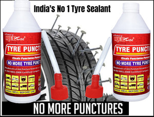 COMICAL Tubeless Tire Sealant | Anti Puncture Liquid for Bike & Car Tyre Pack Of 2 Tubeless Tyre Puncture Repair Kit