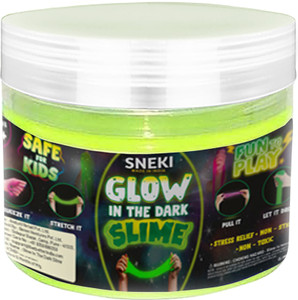 स्नेकी Glow in the Dark Slime Set Kit for Girls Boys Kids