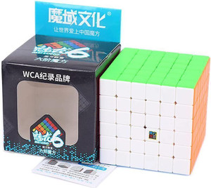 TOYRENTTO Moyu Meilong 6x6 Speed Cube Smooth Stickerless Magic Puzzle Cube for Kid & Adult