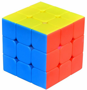 Trade Globe Premium Stickerless - 3X3X3 Speed Cube, Multi Color
