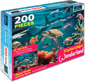 बुकफोर्ड Underwater Wonderland Jigsaw Puzzle Game & Fun and Learning
