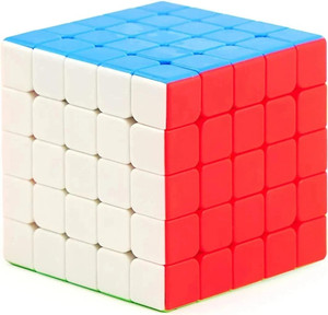 Jeevan jyoti agency 5x5 High Speed Super Smooth Cube Stickerless (PACK OF 1)