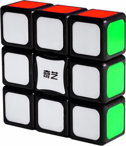 Cuberkart QiYi 1x3x3 Cube Super Floppy 331 Stickerless Cuboid Puzzle Black-Base