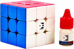 D इटर्नल Cube 3x3 High Speed Stickerless Magic Puzzle - Image 6