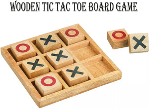 blue seed Living Room Table Tic Tac Toe Board Game for Kids Zero&Cross Puzzle X & O Blocks