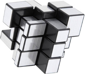D ETERNAL Mirror Cube 3x3 Speed Stickerless Silver Mirror Magic Cube 3x3 Mirror Cube Brainstorming Puzzle Game Toy