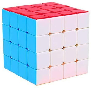 Jeevan jyoti agency 4 by 4 Cube Stickerless Square Cube Puzzle Toy