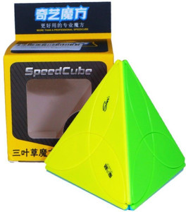 Cuberkart QiYi Clover Pyraminx Stickerless Cube - Image 6