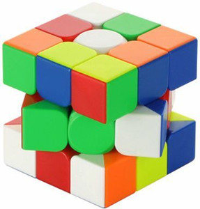 Aditi Toys 3x3 Highspeed Stickerless Cube Puzzle For Kid Above 6 Year,BIS Approved