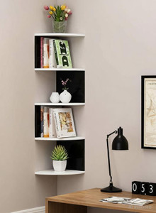 classiconline Zig Zag 1 Wooden Wall Shelf - Image 2