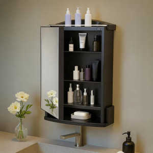 LUPPRA Multipurpose Bathroom & Bedroom Wall Cabinet mirror Plastic Dressing Table Plastic Wall Mount Cabinet