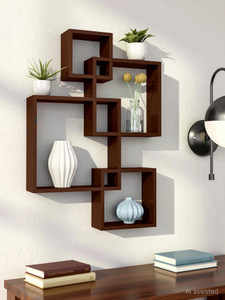 Diamond Handicraft Wooden Wall Mounted Shelf - Image 6