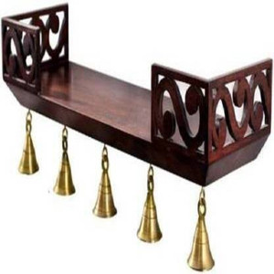 Maaz Handicrafts Maaz Handicrafts Temple MDF Wall Shelf Temple Shelf, Temple Ghar for Statue, Living Room, Office Wall Med Temple Wall shelf MDF (Medium Density Fiber) Wall Shelf (Number of Shelves - MDF (Medium Density Fiber) Wall Shelf